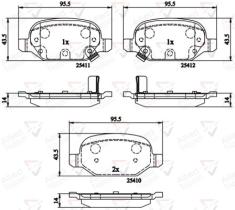 COMLINE ADB31559 - PASTILLAS FRENO