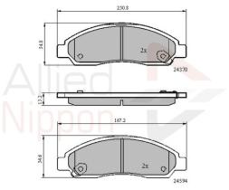 COMLINE ADB31573 - PASTILLAS FRENO