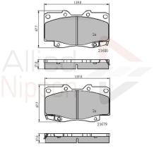 COMLINE ADB31574 - PASTILLAS FRENO