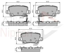 COMLINE ADB31587 - PASTILLAS FRENO