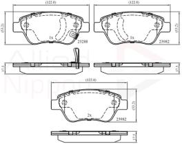 COMLINE ADB31594 - PASTILLAS FRENO