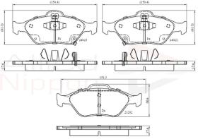 COMLINE ADB31637 - PASTILLAS FRENO