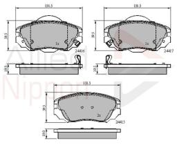 COMLINE ADB31679 - PASTILLAS FRENO