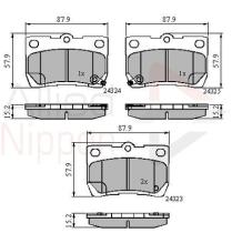 COMLINE ADB31729 - PASTILLAS FRENO