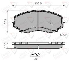 COMLINE ADB31732 - PASTILLAS FRENO