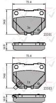 COMLINE ADB31739 - PASTILLAS FRENO