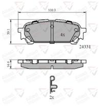 COMLINE ADB31775 - PASTILLAS FRENO