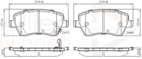 COMLINE ADB32008 - PASTILLAS FRENO