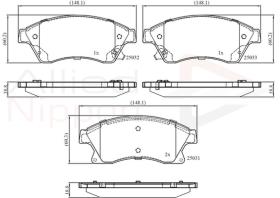 COMLINE ADB32038 - PASTILLAS FRENO