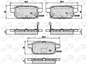 COMLINE ADB32128 - PASTILLAS FRENO