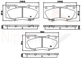 COMLINE ADB32137 - PASTILLAS FRENO