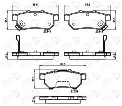 COMLINE ADB32146 - PASTILLAS FRENO