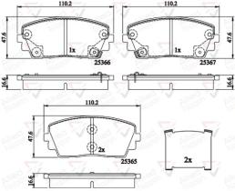 COMLINE ADB32159 - PASTILLAS FRENO