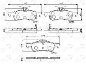 COMLINE ADB32204 - PASTILLAS FRENO