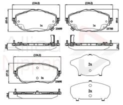 COMLINE ADB32207 - PASTILLAS FRENO