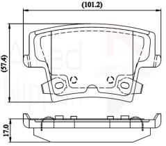 COMLINE ADB32216 - PASTILLAS FRENO