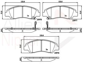 COMLINE ADB32230 - PASTILLAS FRENO