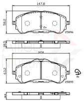 COMLINE ADB32232 - PASTILLAS FRENO