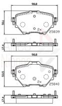 COMLINE ADB32234 - PASTILLAS FRENO