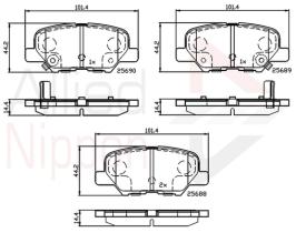 COMLINE ADB32238 - PASTILLAS FRENO