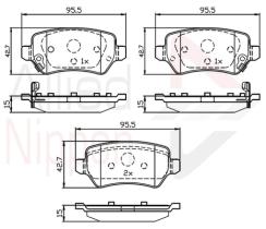 COMLINE ADB32239 - PASTILLAS FRENO