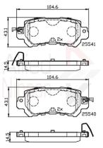 COMLINE ADB32241 - PASTILLAS FRENO