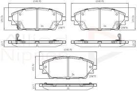 COMLINE ADB32242 - PASTILLAS FRENO