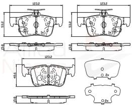 COMLINE ADB32243 - PASTILLAS FRENO