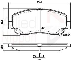 COMLINE ADB32252 - PASTILLAS FRENO