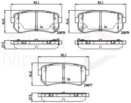 COMLINE ADB32276 - PASTILLAS FRENO