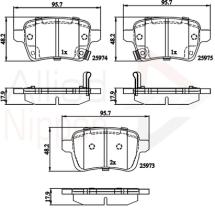 COMLINE ADB32279 - PASTILLAS FRENO