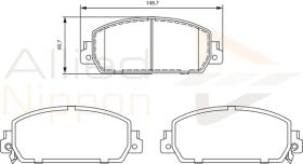 COMLINE ADB32281 - PASTILLAS FRENO