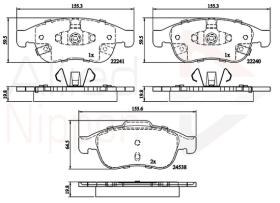 COMLINE ADB32293 - PASTILLAS FRENO