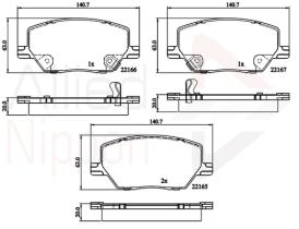 COMLINE ADB32294 - PASTILLAS FRENO