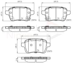 COMLINE ADB32299 - PASTILLAS FRENO