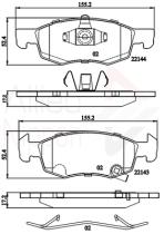 COMLINE ADB32301 - PASTILLAS FRENO