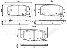 COMLINE ADB32303 - PASTILLAS FRENO