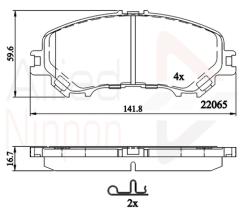 COMLINE ADB32304 - PASTILLAS FRENO