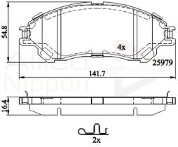 COMLINE ADB32314 - PASTILLAS FRENO