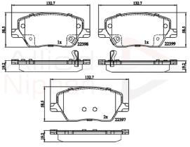 COMLINE ADB32324 - PASTILLAS FRENO