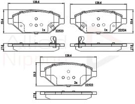 COMLINE ADB32325 - PASTILLAS FRENO