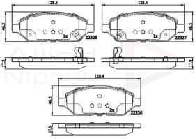 COMLINE ADB32326 - PASTILLAS FRENO