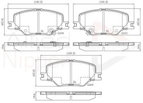 COMLINE ADB32370 - PASTILLAS FRENO