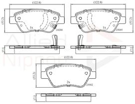 COMLINE ADB32376 - PASTILLAS FRENO