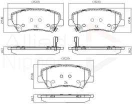 COMLINE ADB32379 - PASTILLAS FRENO