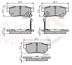 COMLINE ADB3242 - PASTILLAS FRENO