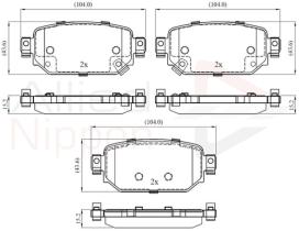 COMLINE ADB32442 - PASTILLAS FRENO