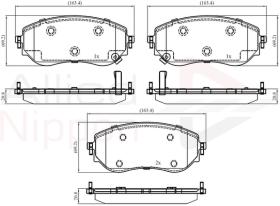 COMLINE ADB32457 - PASTILLAS FRENO