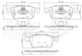 COMLINE ADB32462 - PASTILLAS FRENO