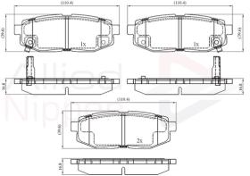 COMLINE ADB32488 - PASTILLAS FRENO